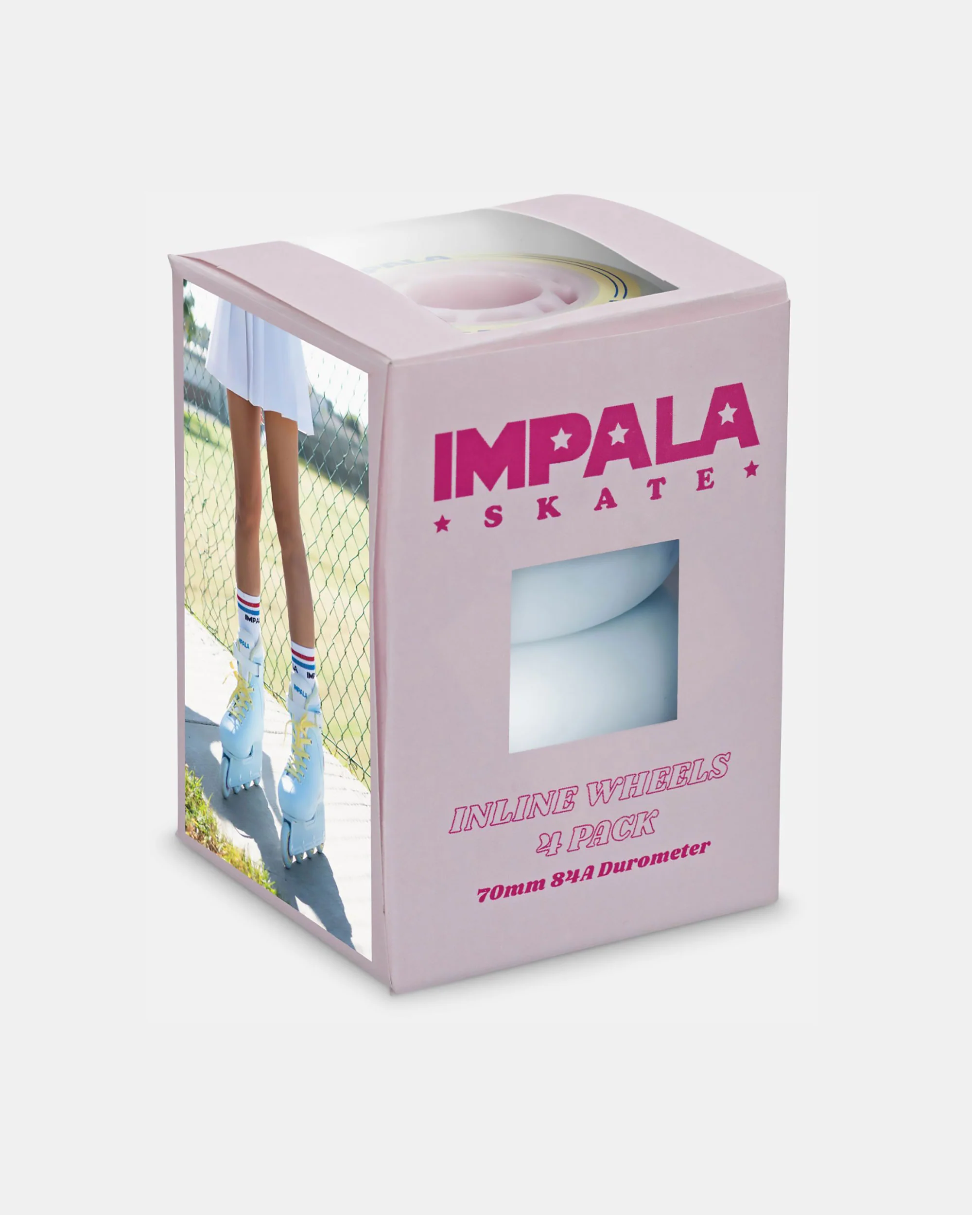 Impala Inline Wheel 4pk - Sky Blue/Yellow - Image 3